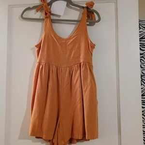 PINK LILY - Romper, Terra Cotta color, XS Size